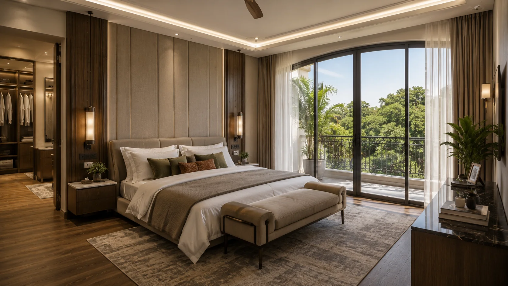 Villa master bedroom